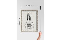 Blechschild Spruch Multitalent kann trinken darten 30x40cm