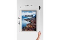 Blechschild Reise 30x40cm Gardasee Italien Aussicht Stadt See