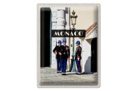 Blechschild Reise 30x40cm Monaco Urlaubsort Europa Trip