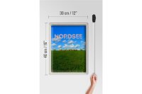 Blechschild Reise 30x40cm Nordsee Wolken Wiese Schafe Natur