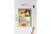 Blechschild Reise 30x40cm DDR Berlin Amerikanischen Sektor