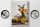 Blechschild Reise 30x40cm Dänemark Kopenhagen Blume Natur Vase