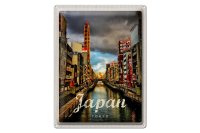 Blechschild Reise 30x40cm Tokio Japan Asien Urlaubsziel...