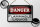 Blechschild Hinweis 18x12cm Danger flammable liquids