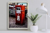 Blechschild Reise 30x40cm USA Amerika Tankstelle Route 66 90er