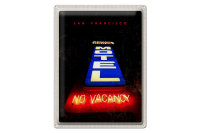 Blechschild Reise 30x40cm San Francisco Motel Town House...