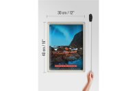 Blechschild Reise 30x40cm Skandinavien Urlaub Meer Gebirge