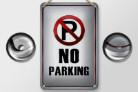 Blechschild Hinweis 12x18cm Parkplatz No Parking