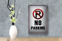 Blechschild Hinweis 12x18cm Parkplatz No Parking
