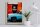 Blechschild Reise 30x40cm USA Oldtimer Dram Cars blau Amerika