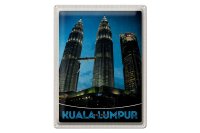 Blechschild Reise 30x40cm Kuala Lumpur Malaysia...