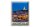 Blechschild Reise 30x40cm Marseille Frankreich Kirche Nacht