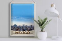 Blechschild Reise 30x40cm Aussicht auf Mexiko Amerika USA Urlaub
