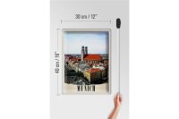 Blechschild Reise 30x40cm München Deutschland Stadt Kirche Stadt