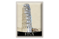 Blechschild Reise 30x40cm Pisa Italien Schiefer Turm...
