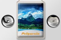 Blechschild Reise 30x40cm Polynesien Insel Australien Pazifik