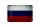 Blechschild Flagge 18x12cm Russland Fahne Russia Flag
