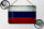 Blechschild Flagge 18x12cm Russland Fahne Russia Flag