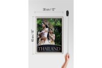 Blechschild Reise 30x40cm Thailand Tropen Natur Frau Religion