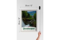 Blechschild Reise 30x40cm Gießbachfall Wald Wasserfall Natur