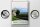 Blechschild Reise 30x40cm Insel Ufenau Schweiz Kirche Wiese See