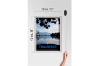 Blechschild Reise 30x40cm Traunsee Österreich  Natur Gebirge