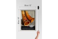 Blechschild Reise 30x40cm Confoederatio Helvetica Alphorn Urlaub