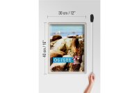 Blechschild Reise 30x40cm Ostsee Strand Steine Natur Meer Urlaub