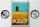 Blechschild Reise 30x40cm Ostsee Turm Natur Weide Urlaub Himmel