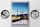 Blechschild Reise 30x40cm Seebad Binz Schnee Winterzeit Meer