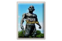 Blechschild Reise 30x40cm Ostsee Deutschland Piraten...
