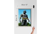 Blechschild Reise 30x40cm Ostsee Deutschland Piraten Skulptur