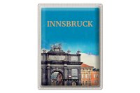 Blechschild Reise 30x40cm Innsbruck Österreich...