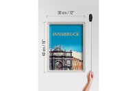 Blechschild Reise 30x40cm Innsbruck Österreich Schloss Skulptur