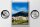 Blechschild Reise 30x40cm Innsbruck Gebirge Natur Aussicht Stadt