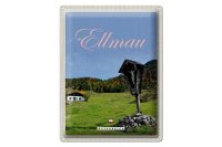 Blechschild Reise 30x40cm Ellmau Österreich Weide Natur Jesus