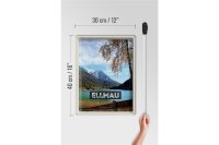 Blechschild Reise 30x40cm Ellmau Österreich Berge See Natur