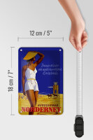 Blechschild Spruch 12x18cm Urlaub Nordseebad Norderney