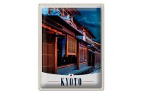 Blechschild Reise 30x40cm Kyoto Japan Asien Stadt Urlaub