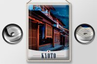 Blechschild Reise 30x40cm Kyoto Japan Asien Stadt Urlaub