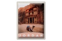 Blechschild Reise 30x40cm Jordan Kamel Architektur...