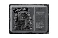 Blechschild Berufe 40x30cm Baggerfahrer Staub Lärm...