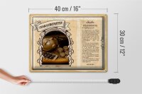 Blechschild Berufe 40x30cm Finanzberater Spezialist Blick