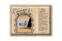 Blechschild Berufe 40x30cm Kaufmann Gewerbe Qualität