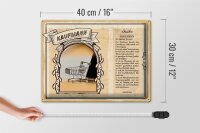 Blechschild Berufe 40x30cm Kaufmann Gewerbe Qualität