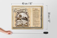 Blechschild Berufe 40x30cm Kindergärtnerin Lehrerin Spaß