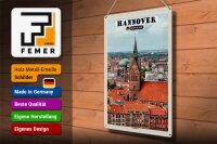 Blechschild Städte Hannover Marktkirche Altstadt 30x40cm