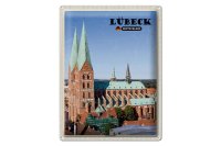 Blechschild Städte Lübeck Deutschland...
