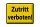 Blechschild Warnschild 40x30cm Zutritt Verboten
