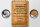 Blechschild Spruch 12x18cm statt Nutellabrot frisches Obst